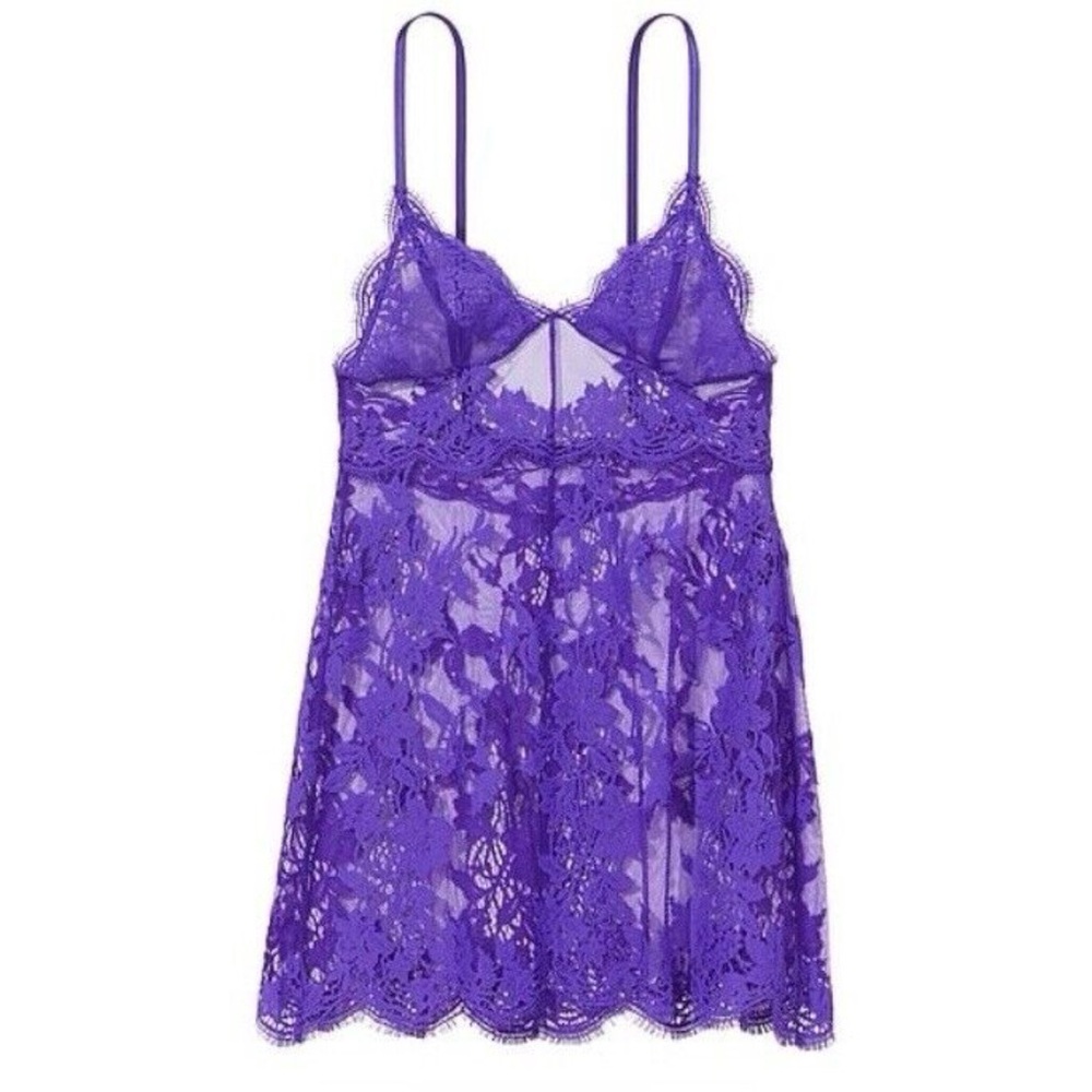 Victoria’s Secret One Piece Floral Lace slip - Picture 1 of 7